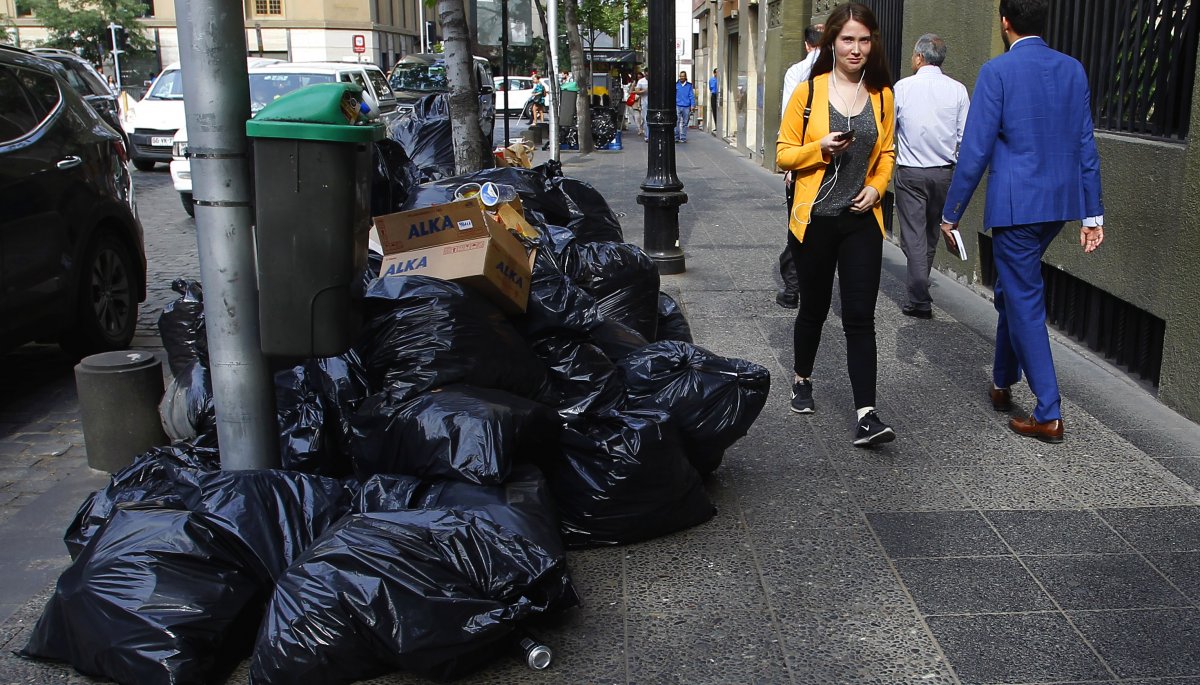 Recolectores De Basura De Santiago Realizaron Paro De Advertencia