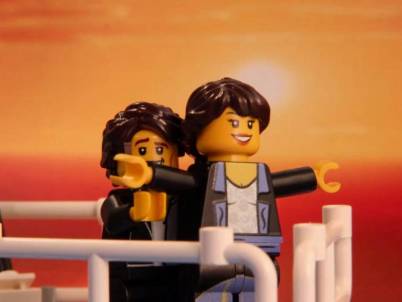 Las escenas clásicas del cine fueron recreadas con figuras de LEGO