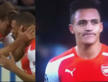 Video: Medios británicos levantan polémica por gestos de Alexis en Champions League