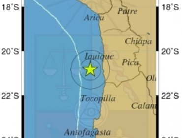 Sismo de mediana intensidad se registró en Iquique