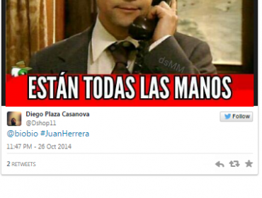 Con divertidas bromas y memes reaccionaron las redes sociales tras la “feliz” noche de Juan Herrera