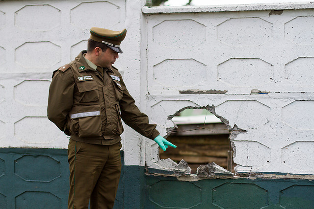 Compararán restos de artefacto explosivo detonado en Temuco con los utilizados en el Metro