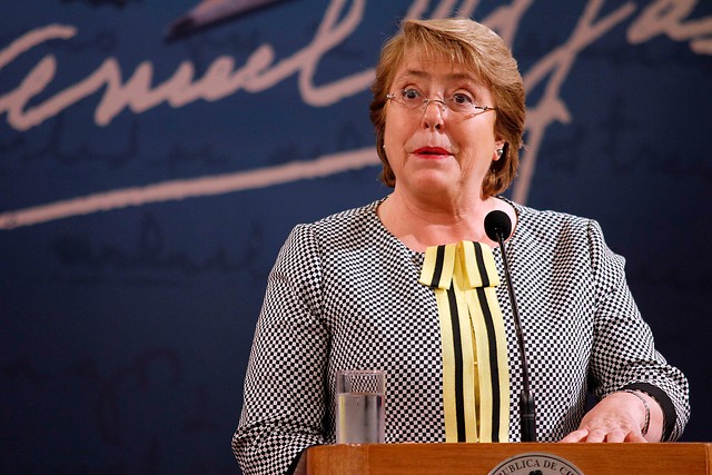 Presidenta Bachelet reiteró que hay una campaña del terror sobre la reforma educacional