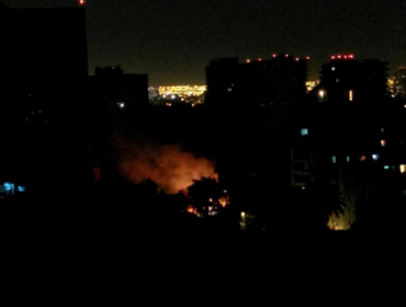 Explosión de un transformador deja sin luz a gran parte de la comuna de Ñuñoa
