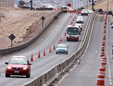 Amplía restricción vehicular en ruta entre Iquique y Alto Hospicio dañada por terremoto