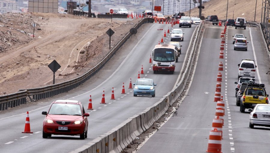 Amplía restricción vehicular en ruta entre Iquique y Alto Hospicio dañada por terremoto