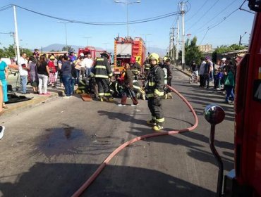 Colisión múltiple deja seis lesionados en comuna de Pedro Aguirre Cerda