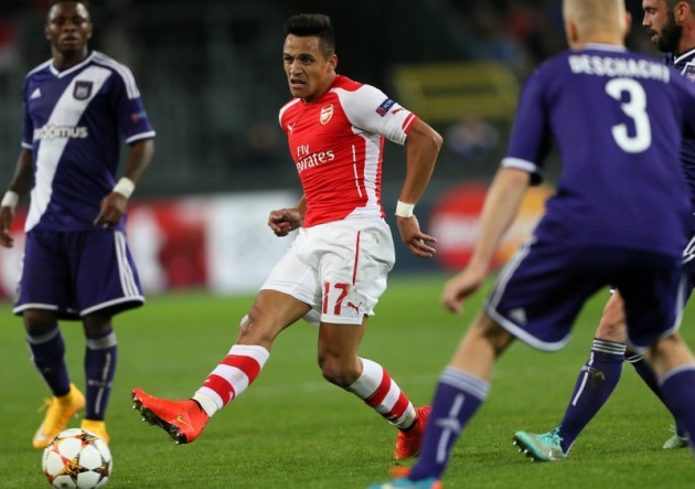 Hora del Partido Arsenal vs Anderlecht
