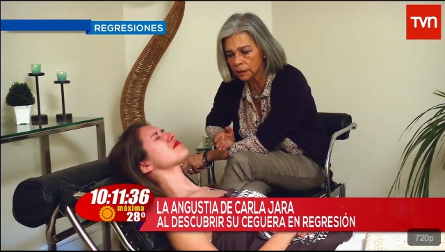 Carla Jara se sometió a una regresión y descubrió la causa de su gran miedo