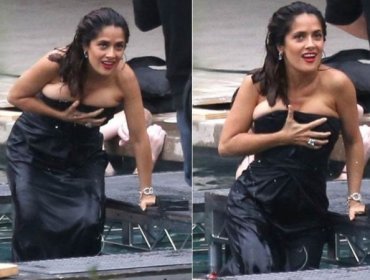 Salma Hayek se salvó por muy poco de quedar en Topless