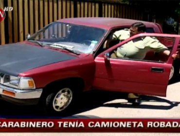 Sorpresa por hombre que encontró su camioneta robada en casa de un funcionario de Carabineros
