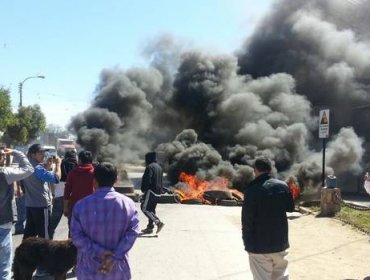 Violenta protesta de pescadores de Quintero por “incumplimiento de compromisos”