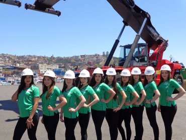 Candidatas a reina de Valparaíso visitan el Puerto