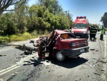 Colisión múltilple deja dos víctimas fatales en Región de Coquimbo