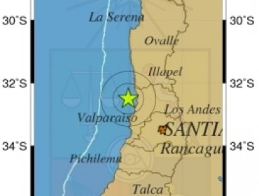 Sismos de mediana intensidad se registran en la Región de Valparaíso