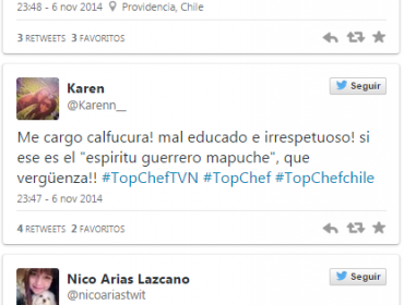 Duras críticas recibe participante de Top Chef por empujar a mesera