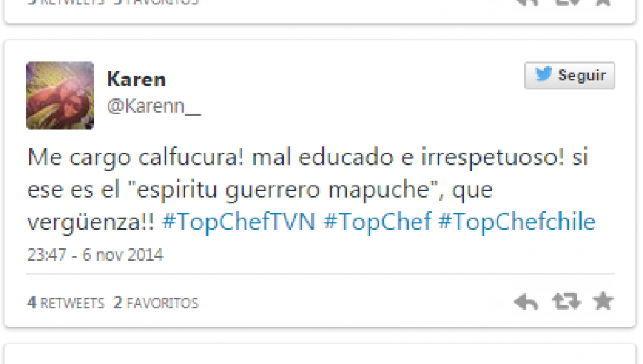 Duras críticas recibe participante de Top Chef por empujar a mesera