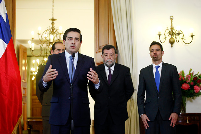 Ministro Peñailillo: "No estoy tranquilo con resultados en materia de seguridad"