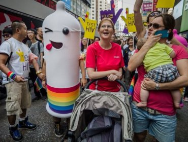 Miles de personas salen a las calles para participar en la Gay Pride de Hong Kong