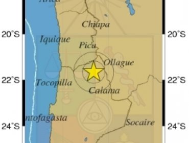 Sismo de 5.6 grados remeció el norte de Calama esta mañana