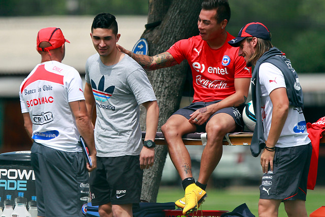 La “Roja” tuvo su segundo día de entrenamientos en Juan Pinto Durán