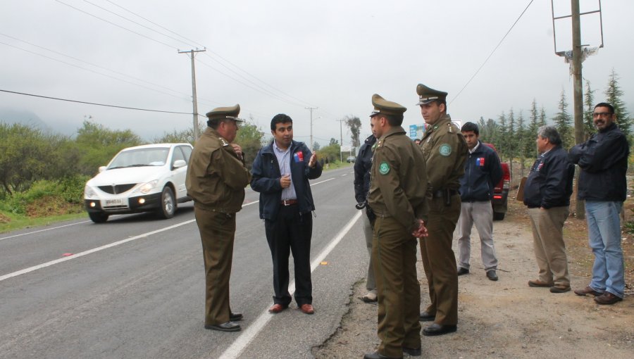 Accidentes de tránsito se redujeron en 40% durante fin de semana largo pasado en Marga Marga.