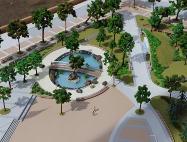 En Pucón se construirá la primera plaza parque de Chile.