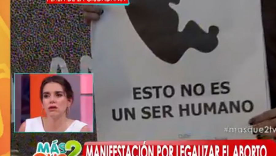 María Luisa Godoy protagonizó acalorada discusión respecto al aborto en “Más que 2”