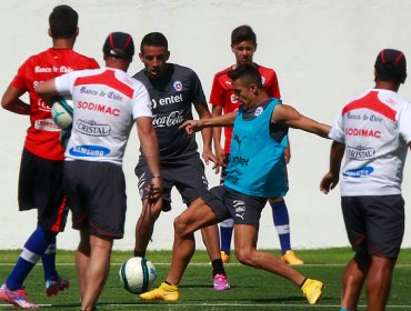 La “Roja” entrenó esta mañana con Alexis Sánchez y Arturo Vidal totalmente recuperados