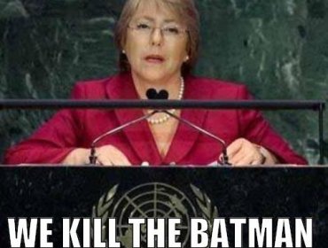 Mira los memes por "rol" de la Presidenta en esperada película de Batman vs Superman