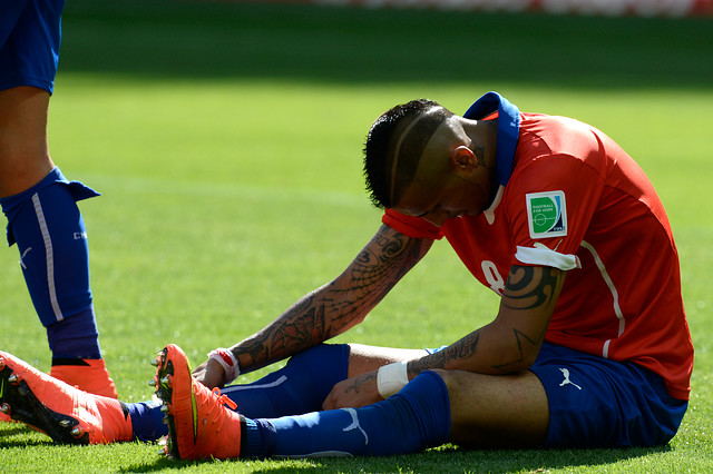 Arturo Vidal podría no jugar de forma íntegra los dos duelos de la selección chilena por petición de la Juventus