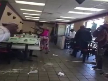 Video: Mujeres destrozaron un local de McDonald´s porque no les quisieron vender desayuno