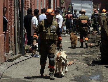 Carabineros confirmó muerte de anciana desaparecida en incendio de Barrio Yungay