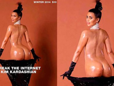 Revelan imagen sin photoshop de Kim Kardashian