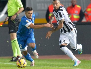 Arturo Vidal podría ser suplente en la Juventus para jugar con la Lazio