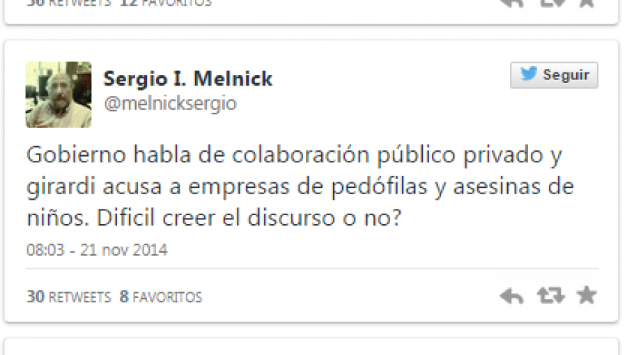 Redes sociales criticaron que Girardi calificara de “pedófilos del siglo XXI” a empresas de alimentos