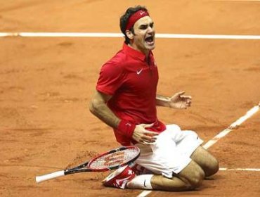 Roger Federer ganó el tercer punto que convirtió a Suiza en campeón de la Copa Davis