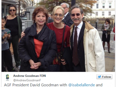 Foto: Isabel Allende y Meryl Streep comparten en previa a homenaje de Obama