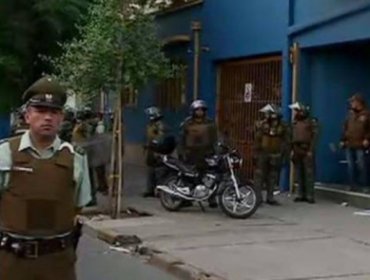 Carabineros desalojó toma de estudiantes en U. Raúl Silva Henríquez