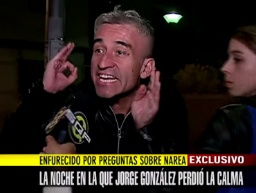 Video: Jorge González y su agresiva reacción tras insistencia de periodista de “SQP”