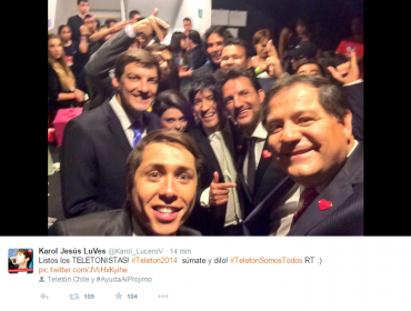 Estas son las primeras #selfieton de los famosos