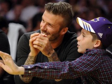 David Beckham sufre junto a su hijo accidente automovilístico