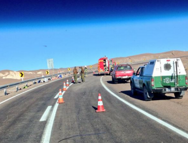 Al menos 3 fallecidos en grave accidente en curva del cuervo camino San Pedro de Atacama