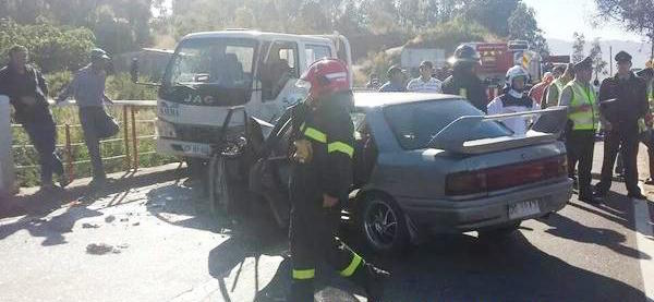 Jóvenes sufren grave accidente de tránsito cuando se dirigían a rendir la PSU en el Maule