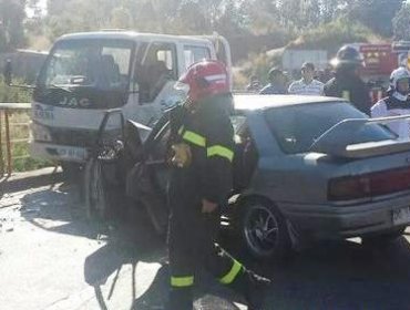 Jóvenes sufren grave accidente de tránsito cuando se dirigían a rendir la PSU en el Maule