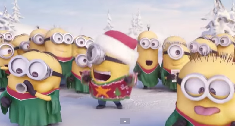 Para la risa: Los "minions" cantan villancicos en su propio estilo