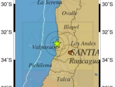 Sismo de mediana intensidad pasada la medianoche en Zona Central