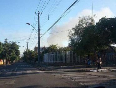 Violento incendio se registra en Pedro Aguirre Cerda