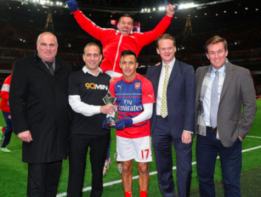 Foto: La broma de Lukas Podolski a Alexis Sánchez en el arsenal