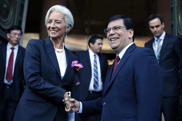 Ministro de Hacienda recibe a Christine Lagarde, directora del FMI